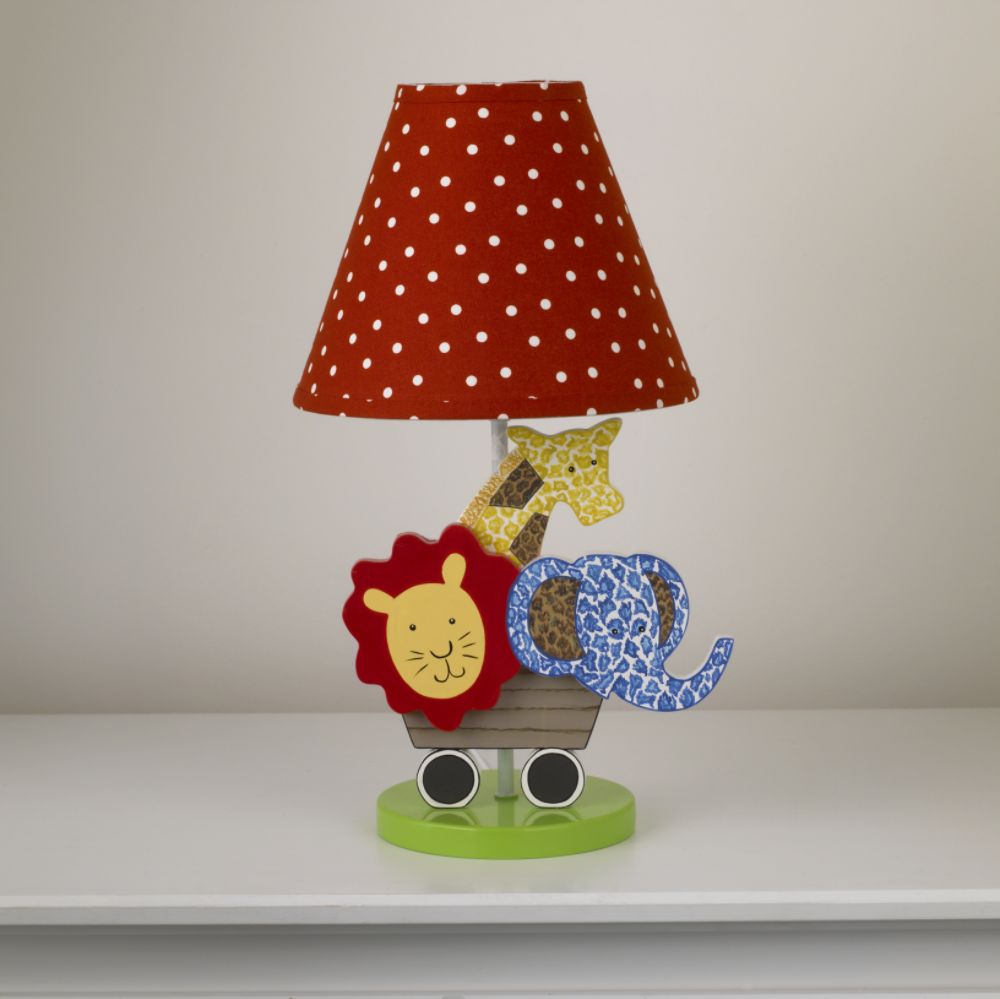 Cotton Tale Animal Tracks Decorator Lamp