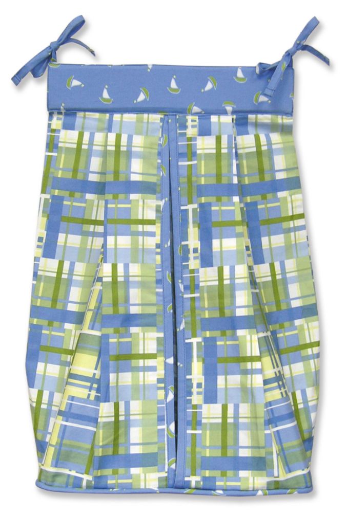 Trend-Lab Nantucket Blue Diaper Stacker