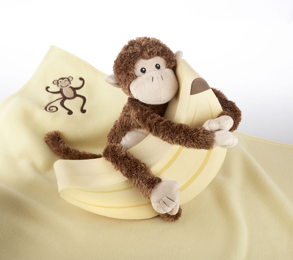 Baby Aspen Plush “Monkey Magoo and Blankie Too!" in Keepsake Banana Gift Box at Kmart.com