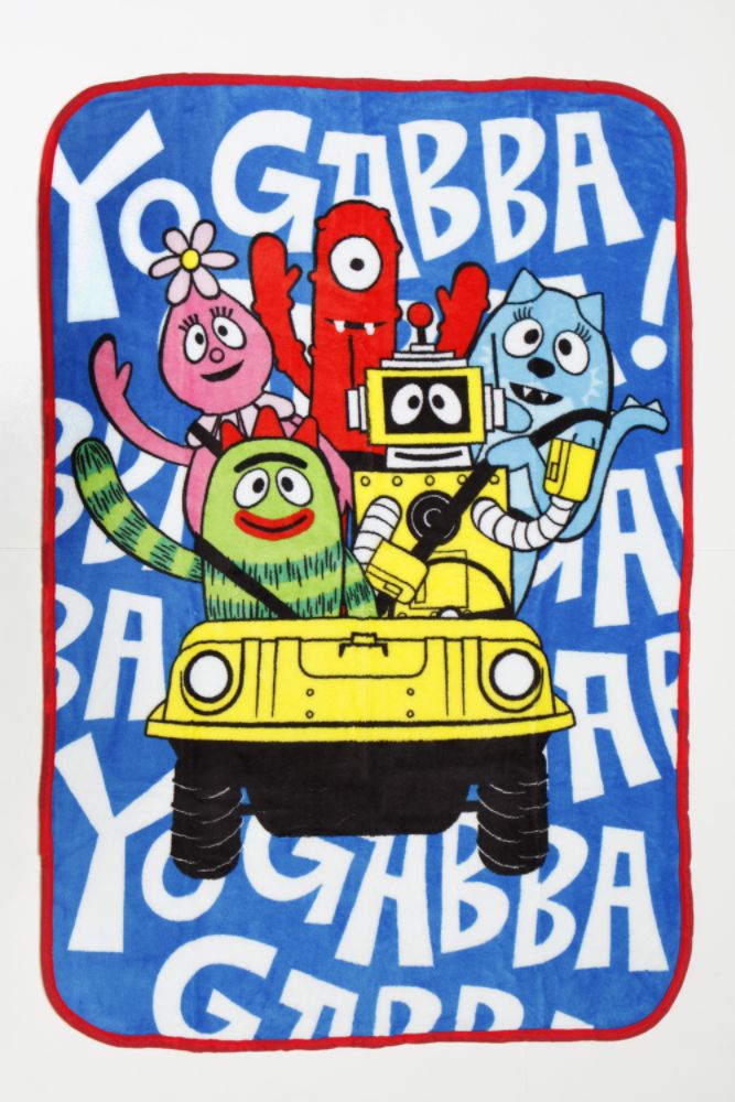 Yo Gabba Gabba Coral Plush Toddler Blanket. at Sears.com