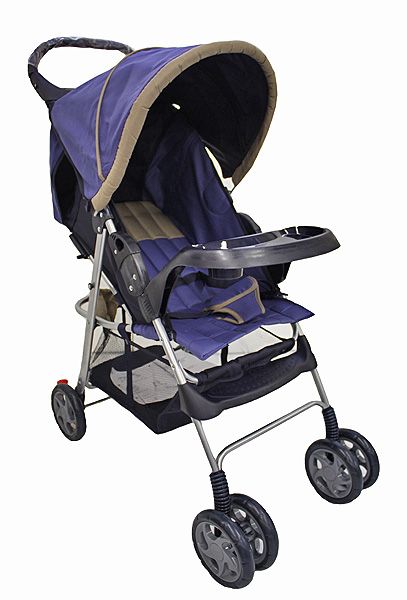 Dream On Me&nbsp; Reclining Stroller With Console,Navy/Blue