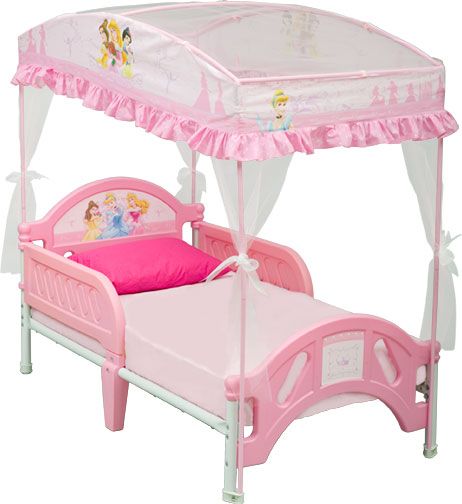 Delta Childrens Disney Princess Toddler Bed with Canopy
