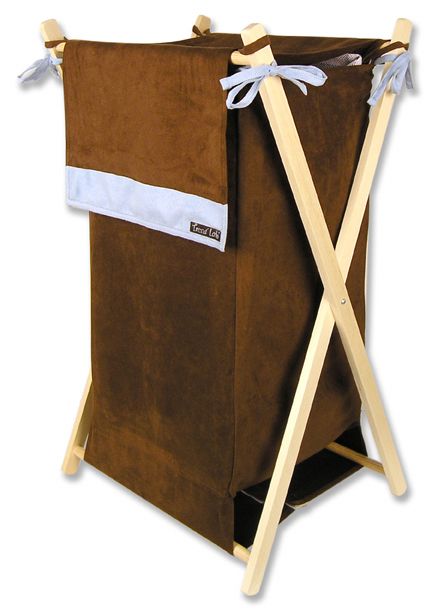 Trend-Lab Hamper Set - Blue/Brown
