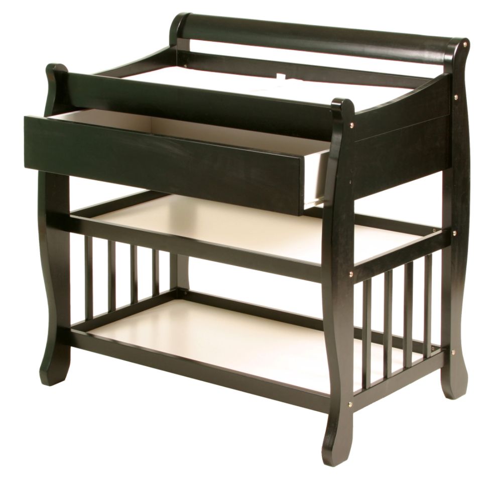 Stork Craft Tuscany Dressing Table with Drawer - Black at Sears.com