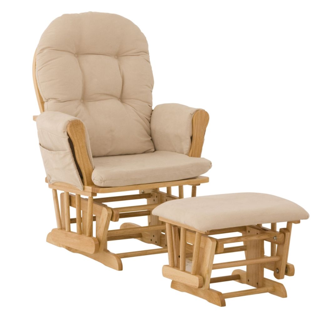 Stork Craft Hoop Glider & Ottoman - Natural/Beige at Kmart.com