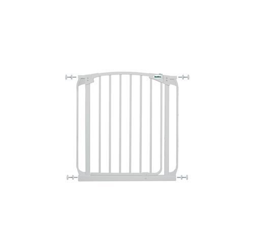 High Baby Gate on Dream Baby Swing Closed Security Gate   White