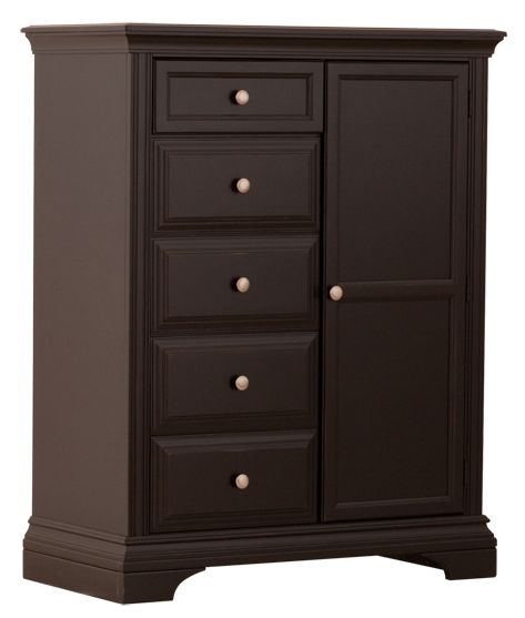 Status Brookfield (Series 800) Armoire - Rubbed Black Finish