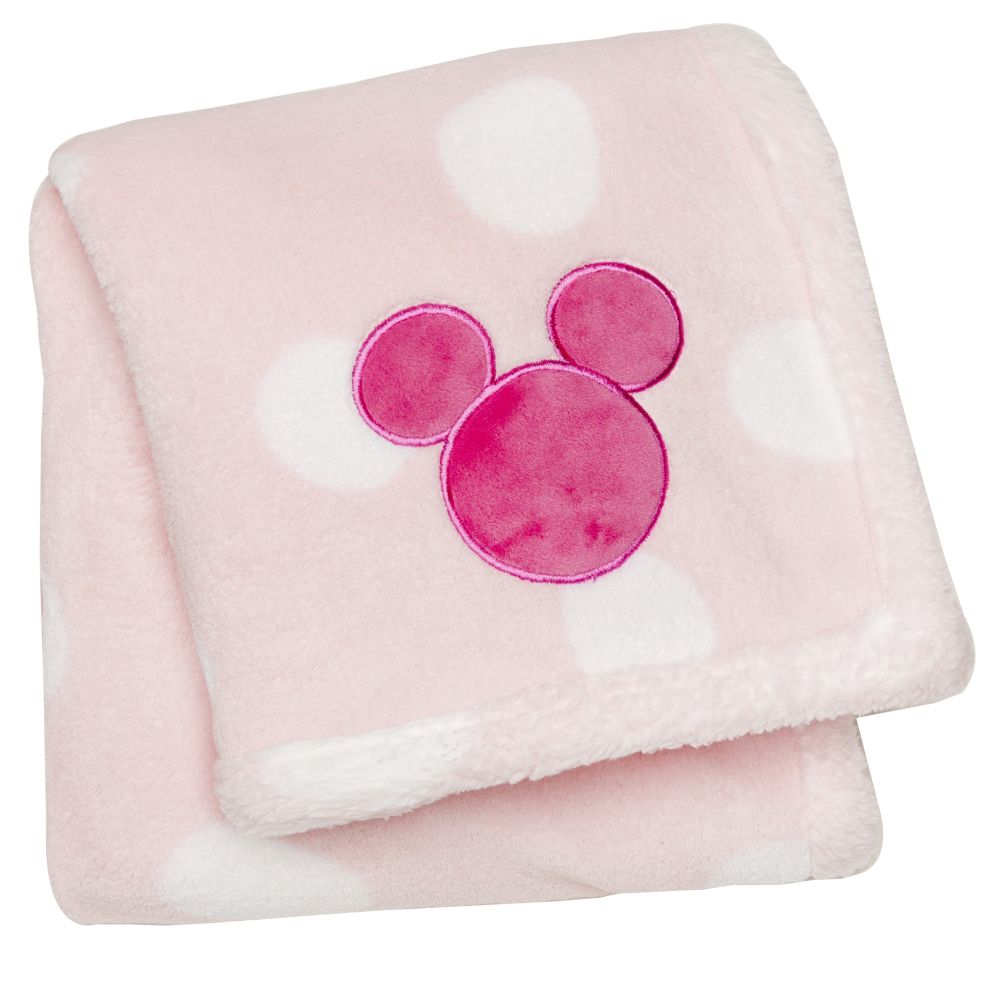 Disney Minnie Mouse Printed Emroidered Boa Blanket at Kmart.com