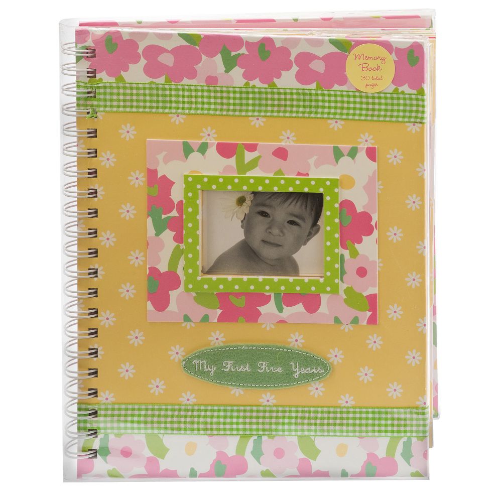 AD Suntton & Sons Floral Memory Record Book