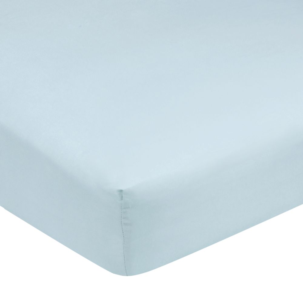 Carter's Easy-Fit Sateen Crib Sheet - Blue at Sears.com