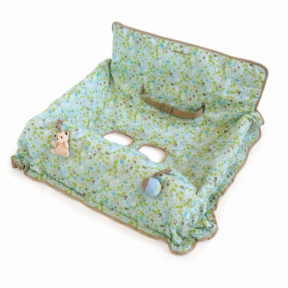 Eddie Bauer Reversible Cart & High Chair Cover - Blue & Green at Sears.com