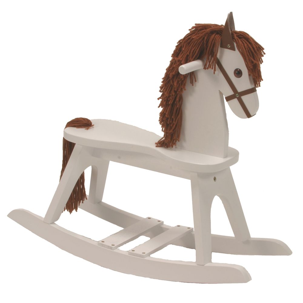 Storkcraft Rocking Horse- White Children's Toys