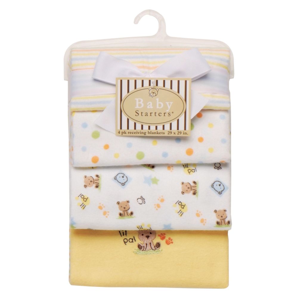 Rashti & Rashti Set Of 4 Receiving Blankets,