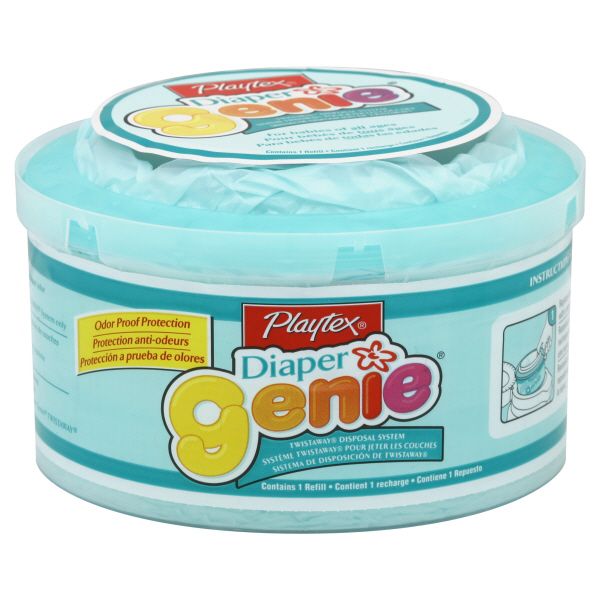 Baby Diaper Trash  on Diaper Genie Playtex Diaper Genie Twistaway Disposal System Refill  1