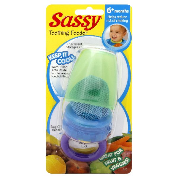 Sassy Teething Feeder, 6+ Months, 1 each