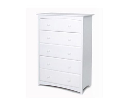Storkcraft Beatrice 5 Drawer Chest- White