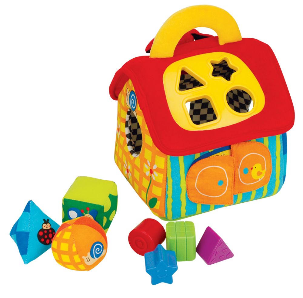 K's Kids Deluxe Patrick Shape Sorting House Children's Toys