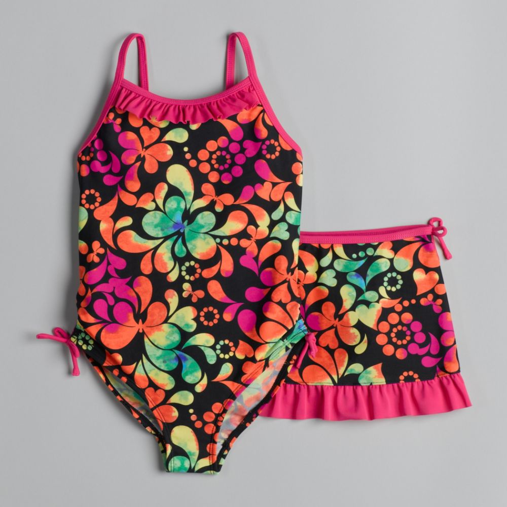 Joe Boxer Girl's Ruffle Swimsuit and Matching Skirt at Kmart.com