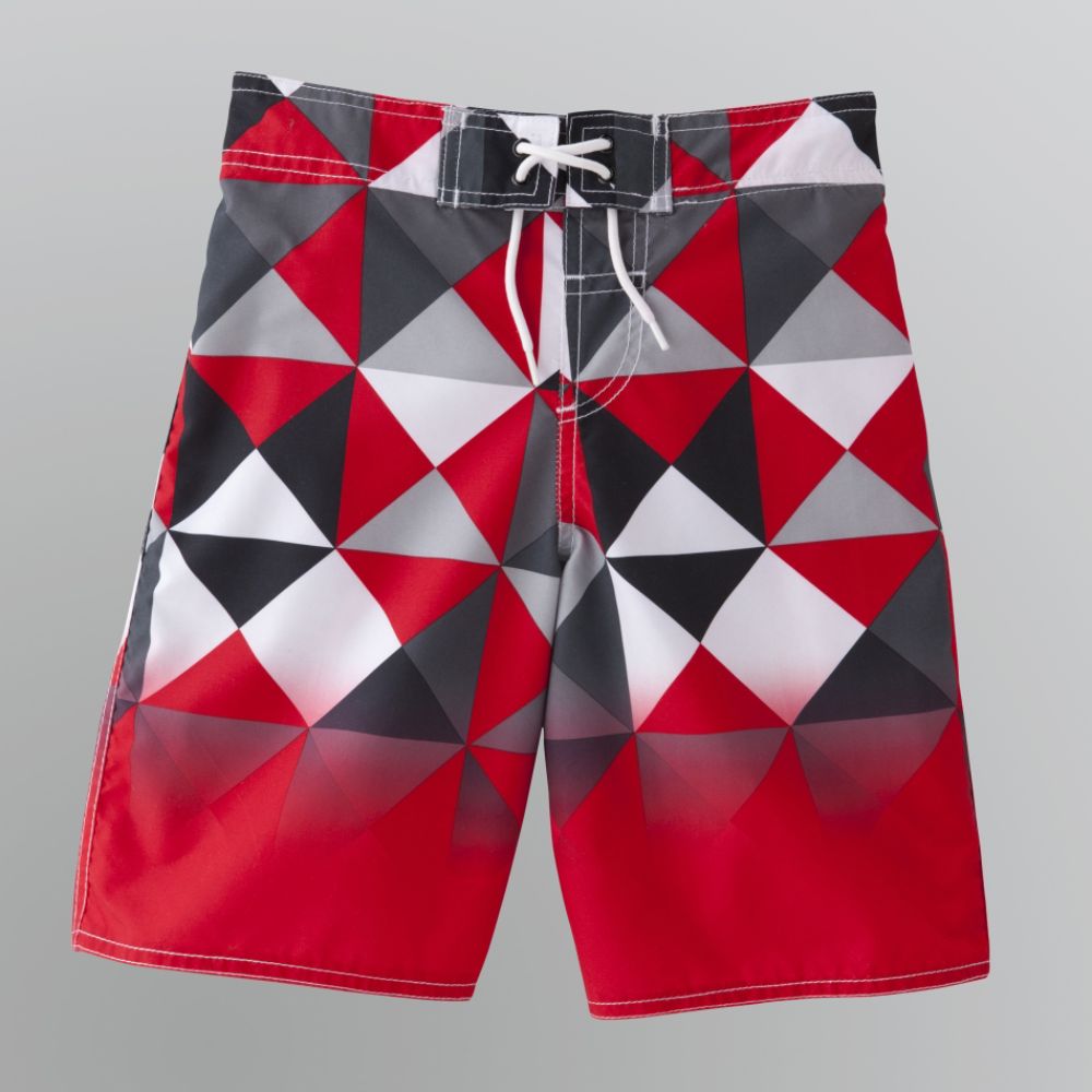 Joe Boxer Boy's Geo Fade Swim trunk