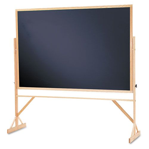 Quartet Reversible Chalkboard with Hardwood Frame 48x72