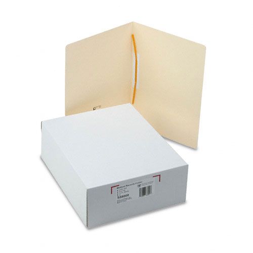 S J Paper Medical Records Folder wFlexible Clip Fasteners