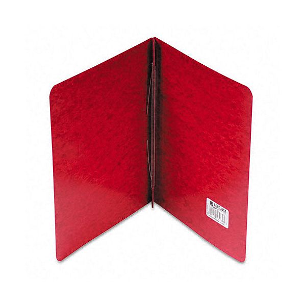 Acco Pressboard 3" Report Cover, Prong Clip, Red ACC25979