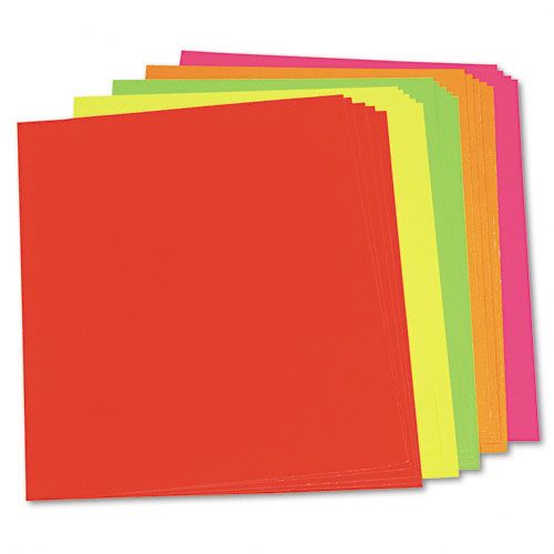 Pacon Peacock Neon Color Poster Board 28 x 22 4 colors