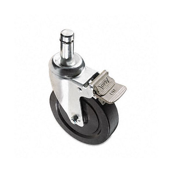Alera Caster Kit For Wire Shelving, Gray, Four Per Set ALESW590004