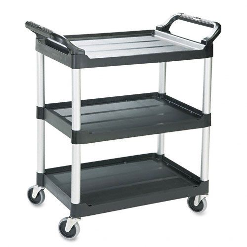 Rubbermaid&reg; Three-Shelf Economy Plastic Cart