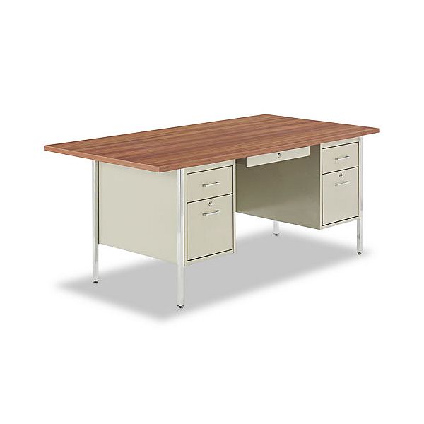 Alera Double Pedestal Steel Desk ALESD217236PO