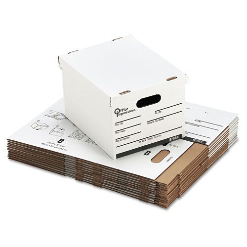 Office Impressions Economy Storage File wLid LetterLegal 12Ctn