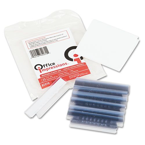 Office Impressions Hanging File Folder Plastic Index Tabs