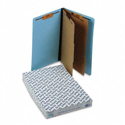 Pendaflex Colored Pressboard End Tab Classification Folders