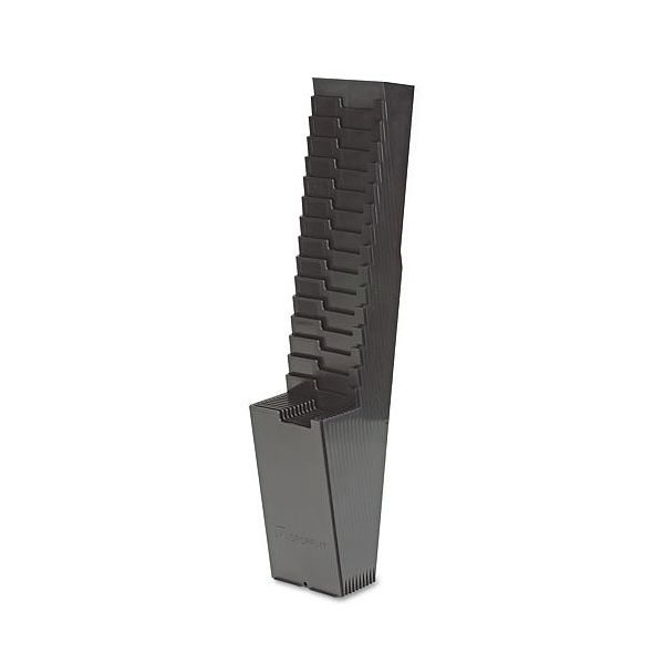 Acroprint 25-pocket Expanding Time Card Rack, Plastic, White ACP810118000