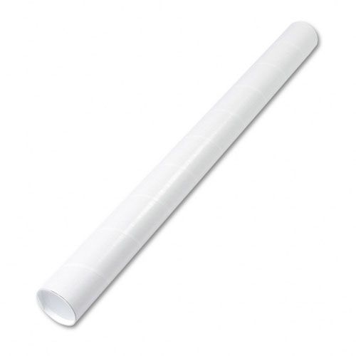 Quality Park Fiberboard Mailing Tube 42 x 3 12 White 25Ctn