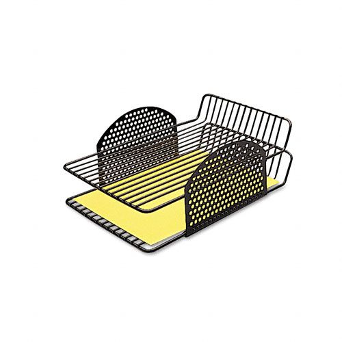 Fellowes Perf Ect Double Letter Tray Two Tier Wire Black