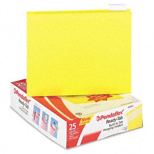 Pendaflex Ready Tab Colored Reinforced Hanging File Folders