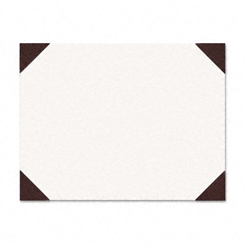 House of Doolittle 25 Sheet Desk Pad Moonlight CreamBrown Rhino