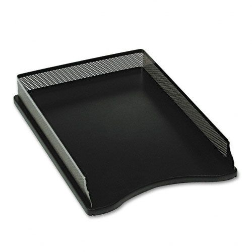 Rolodex Distinctions Self Stacking Desk Tray Metal Black