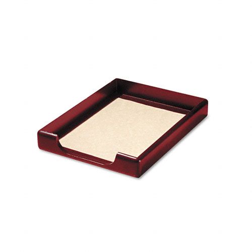 Rolodex Wood Tones Letter Desk Tray Wood Mahogany