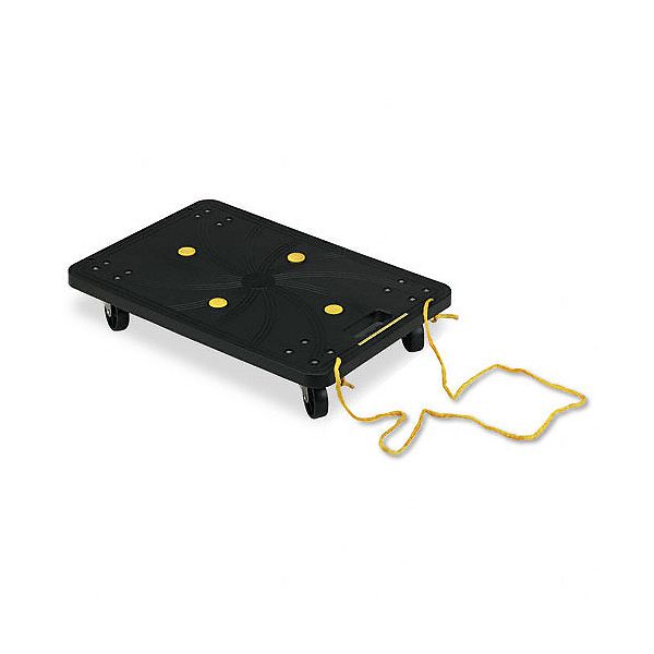 Dollies & Hand Trucks Safco Stow-away Polyethylene Dolly Cart, Black SAF4045BL