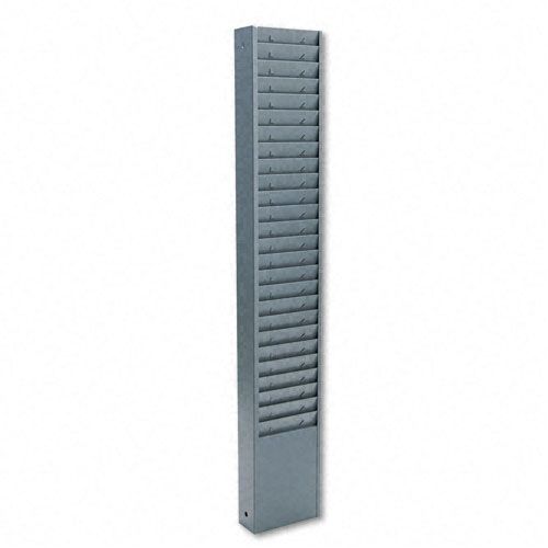 Buddy Products Fixed Size 25 Pocket Steel Time Card Rack