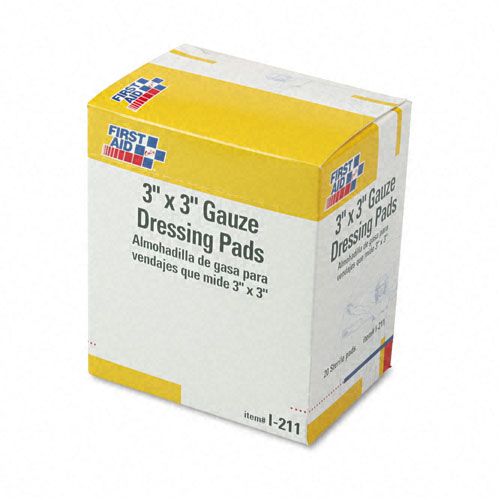 First Aid Only Gauze Dressing Pads, 3 x3, 10/box at Kmart.com