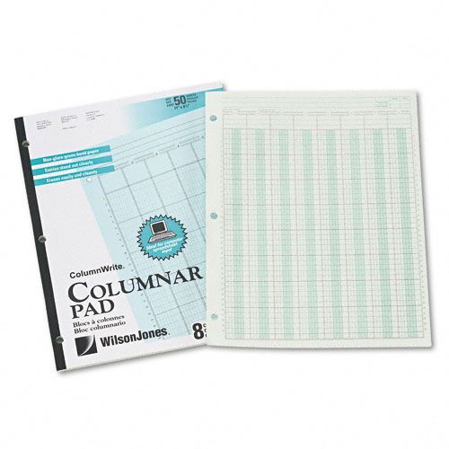 Wilson Jones Column Write Side Bound Columnar Pad