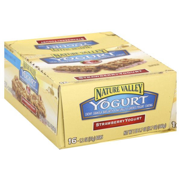 Nature Valley Granola Bars Chewy Strawberry Yogurt 16 - 1.2 oz (35