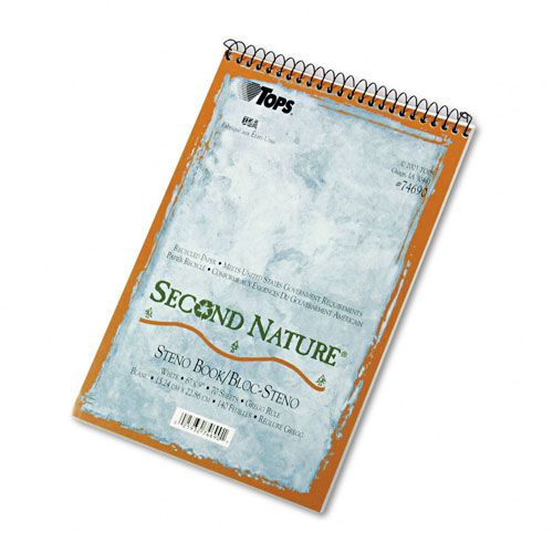 TOPS Second Nature Steno Recycled Notebooks