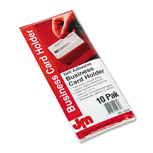 Oxford Top Load Self Adhesive Business Card Holder