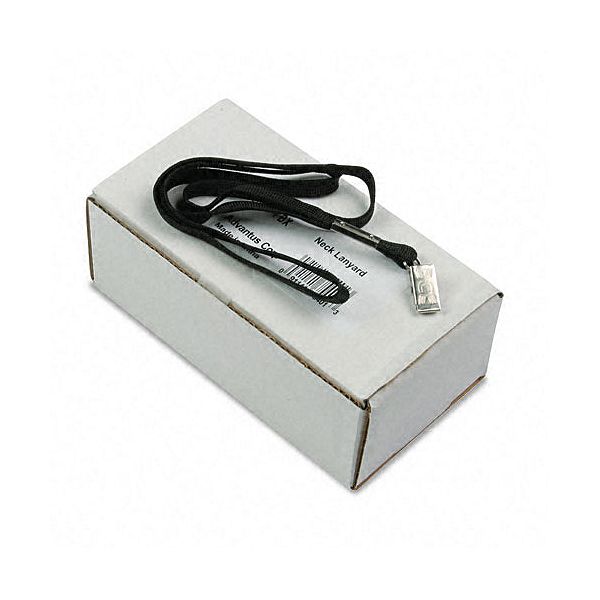 Advantus Lanyard, Clip Style, Nylon, 36", Black, 24/box AVT75401