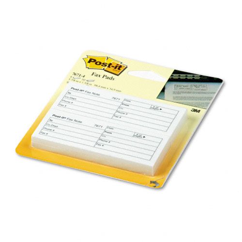 Post it Fax Transmittal Pads