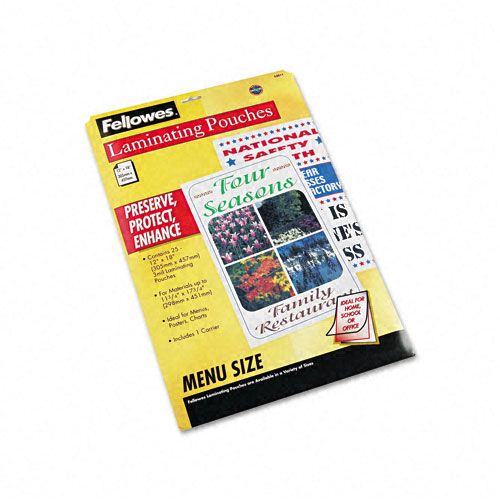 Fellowes Laminating Pouches 3mm 12 x18 25pack